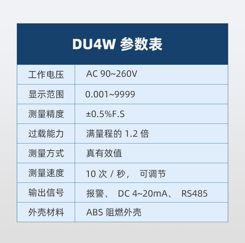 10-DU4W-参数模块